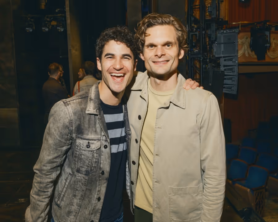 Photos: Darren Criss and Helen J. Shen Visit the Cast of Broadway's DEAD OUTLAW Image