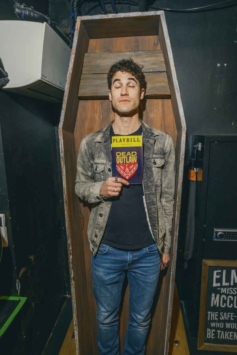 Photos: Darren Criss and Helen J. Shen Visit the Cast of Broadway's DEAD OUTLAW — photo 3 of 3