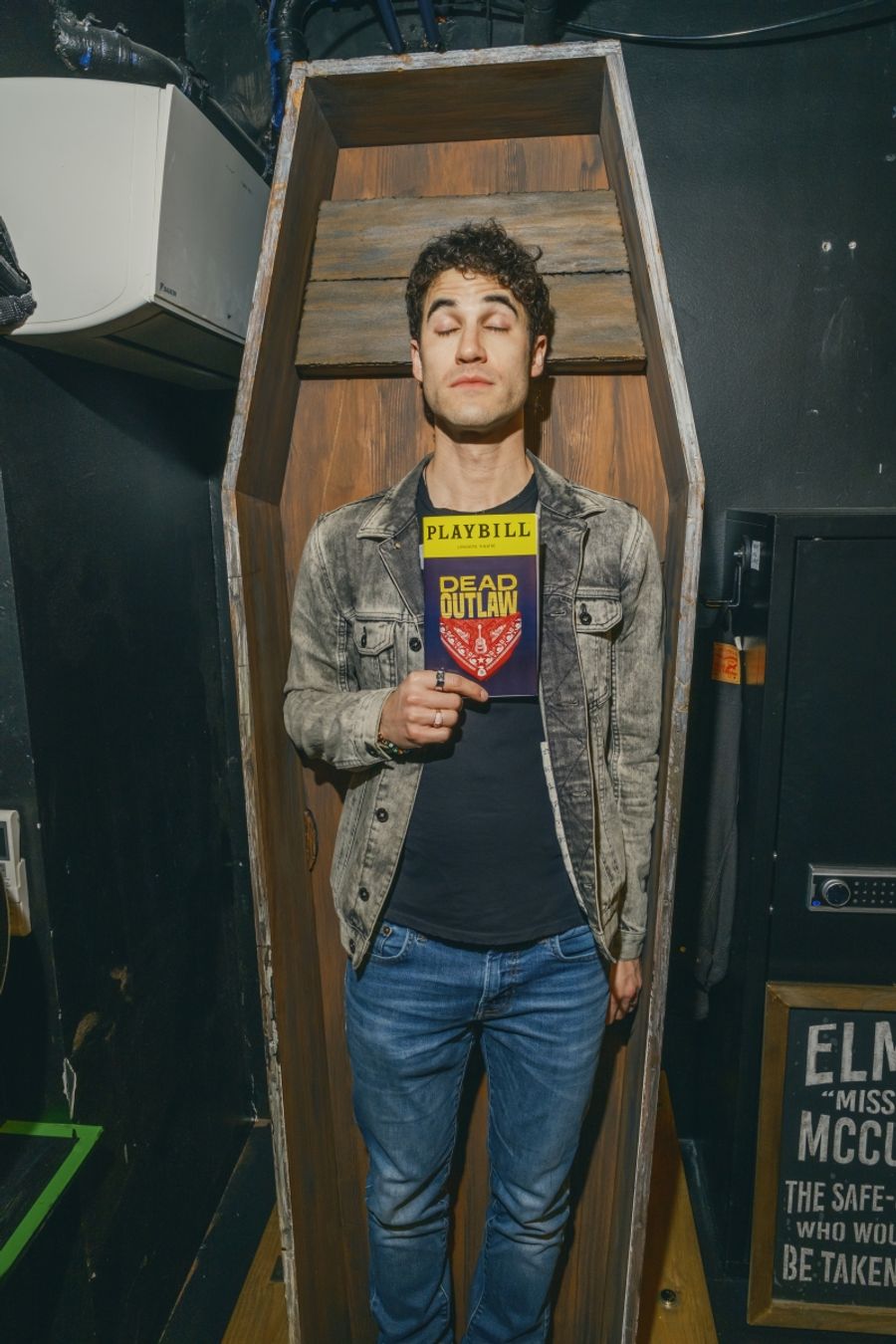 Photos: Darren Criss and Helen J. Shen Visit the Cast of Broadway's DEAD OUTLAW Image