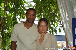 Jay Ellis. and Stephanie Nur  Photo