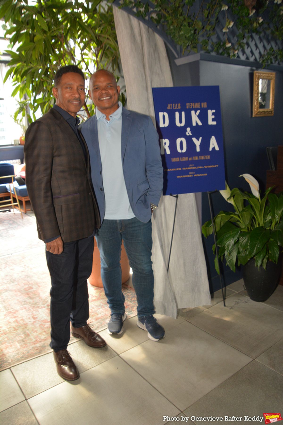 Charles Randolph Wright and Warren Adams at 