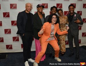 Tina Landau with members of the cast of Purpose-Glenn Davis, Alana Arenas, LaTanya Ri Photo