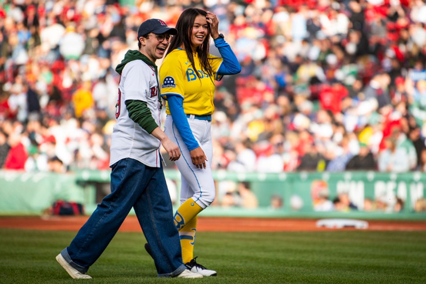 Video: CURSED CHILD Star Alex Serino Celebrates 'Harry Potter Day' At Fenway Park  Image