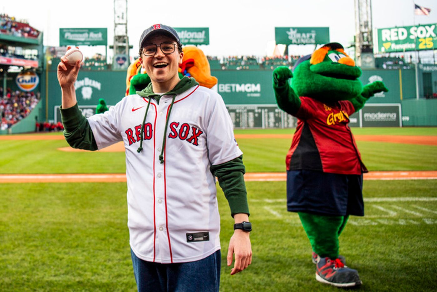 Video: CURSED CHILD Star Alex Serino Celebrates 'Harry Potter Day' At Fenway Park  Image