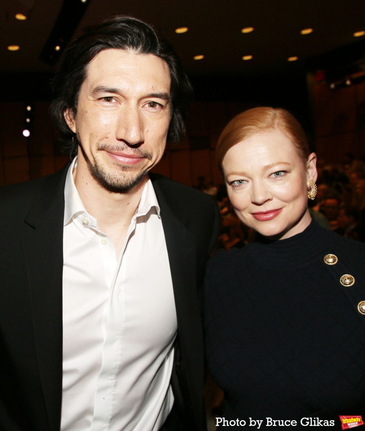 Adam Driver and Sarah Snook at 