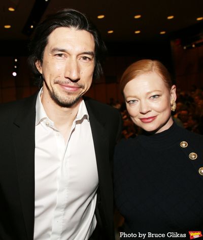 Adam Driver and Sarah Snook Photo