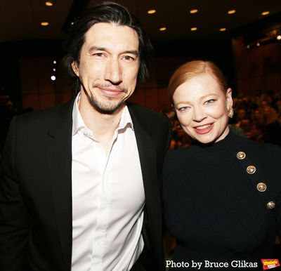 Adam Driver and Sarah Snook  Photo