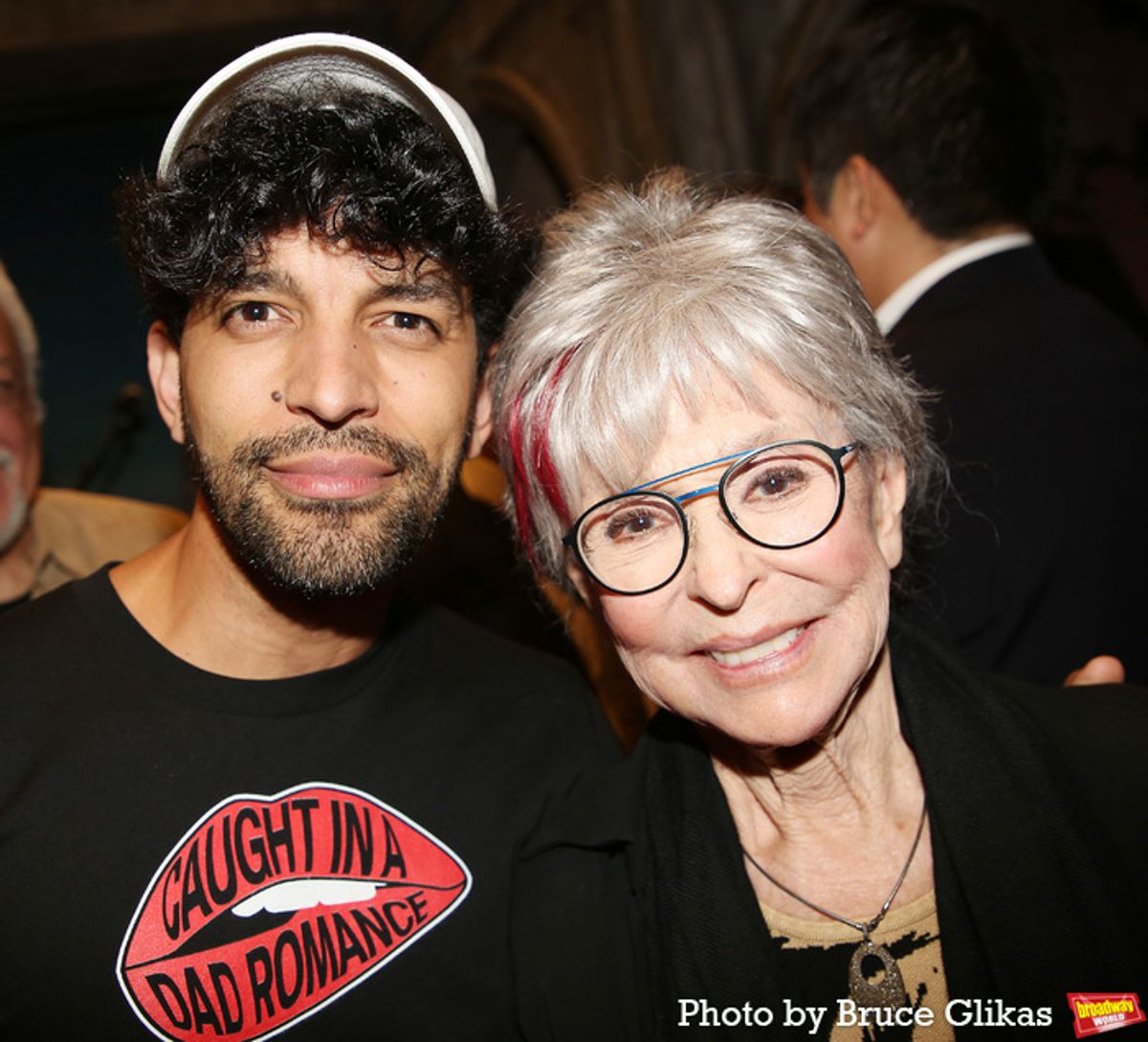 Associate Choreographer Carlos E. Gonzalez and Rita Moreno at 