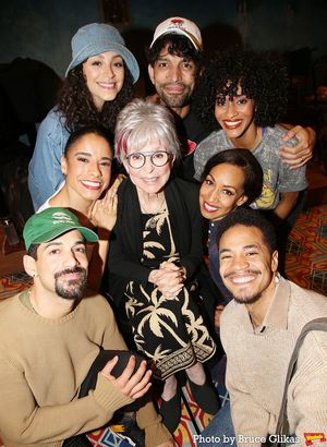 Rita Moreno with dancers Tanairi Vasquez, Carlos E Gonzalez, Angélica Beliard, Marle Photo