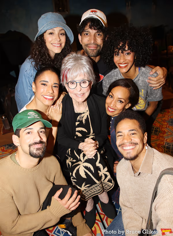 Rita Moreno with dancers Tanairi Vasquez, Carlos E Gonzalez, Angélica Beliard, Marle Photo