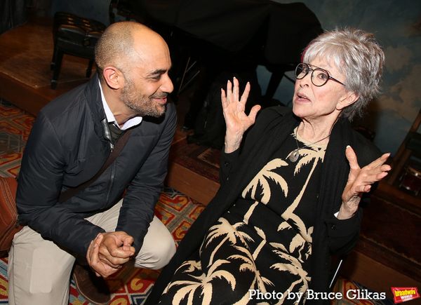 Director Saheem Ali and Rita Moreno Photo