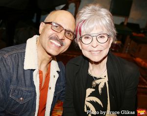 Julio Monge and Rita Moreno  Photo