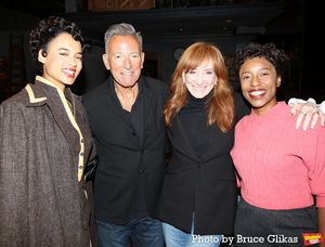 Georgis Heers, Bruce Springsteen, Patti Scialfa and Imani Rousselle   Photo
