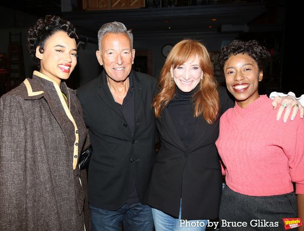 Georgis Heers, Bruce Springsteen, Patti Scialfa and Imani Rousselle   Photo