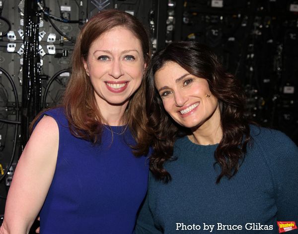 Dr. Chelsea Clinton and Idina Menze Photo