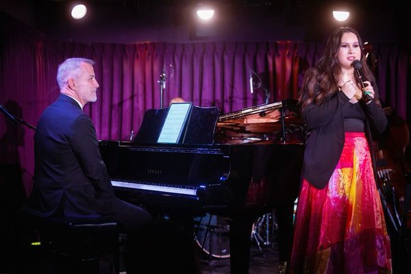 Musical Director Michael Collum and Ava Nicole Frances. Photo credit: Matt Baker Photo