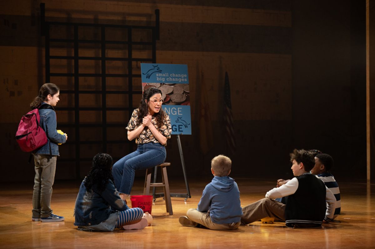 Ruthie Ann Miles and young performers at 