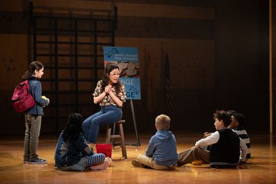 Ruthie Ann Miles and young performers Photo