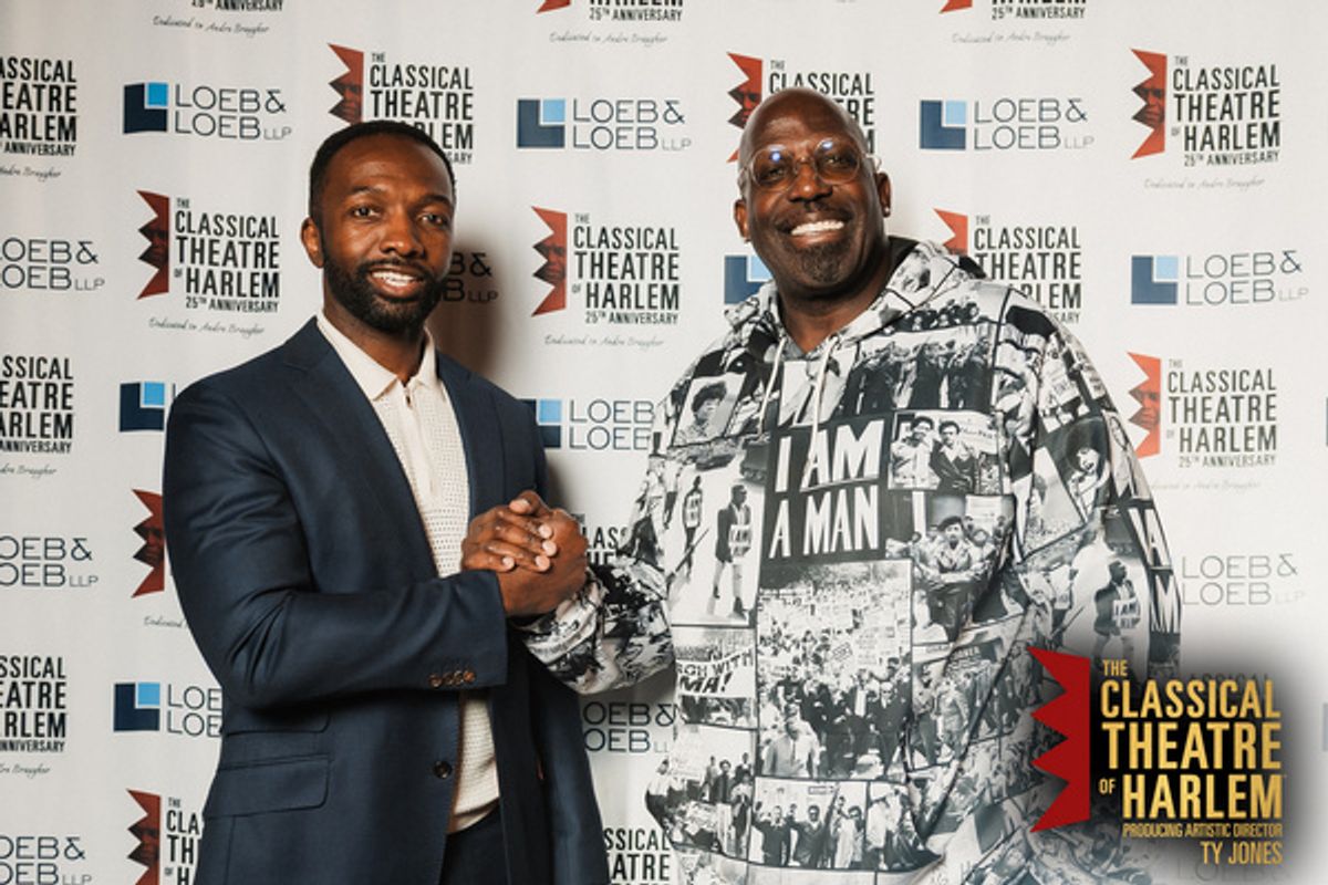 Jamie Hector and Kevin Dotcom Brown  at 