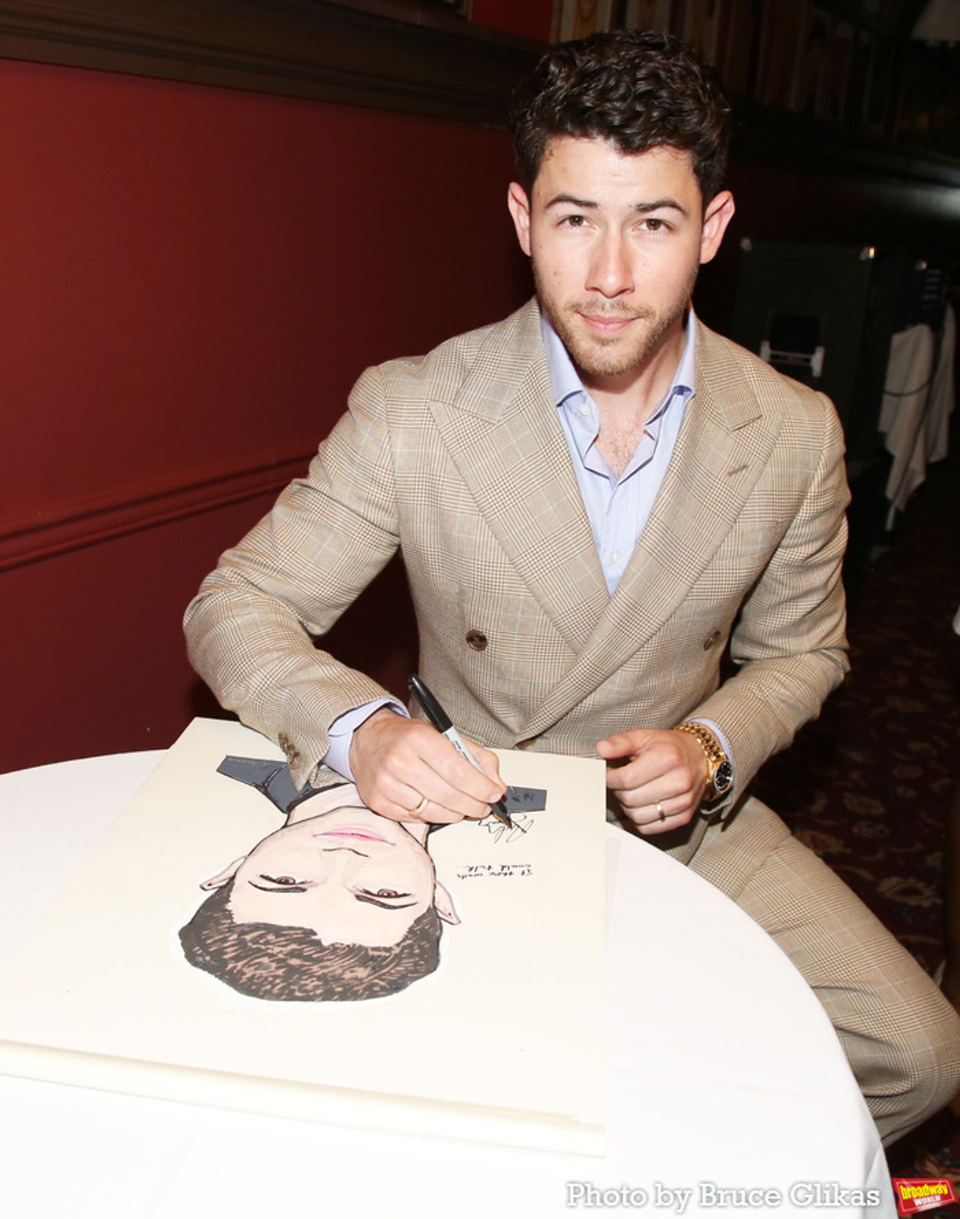 Photos: THE LAST FIVE YEARS Nick Jonas & Adrienne Warren Sardi's Portraits Unveiled  Image