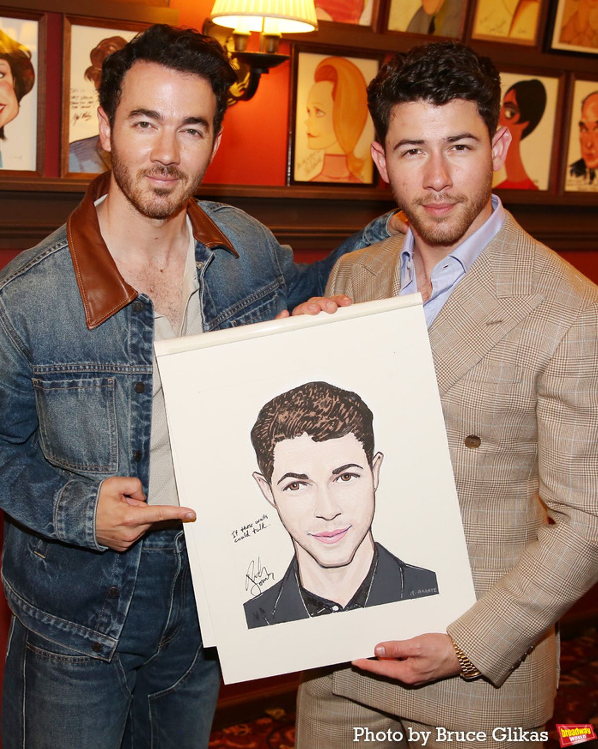 Kevin Jonas and Nick Jonas at 