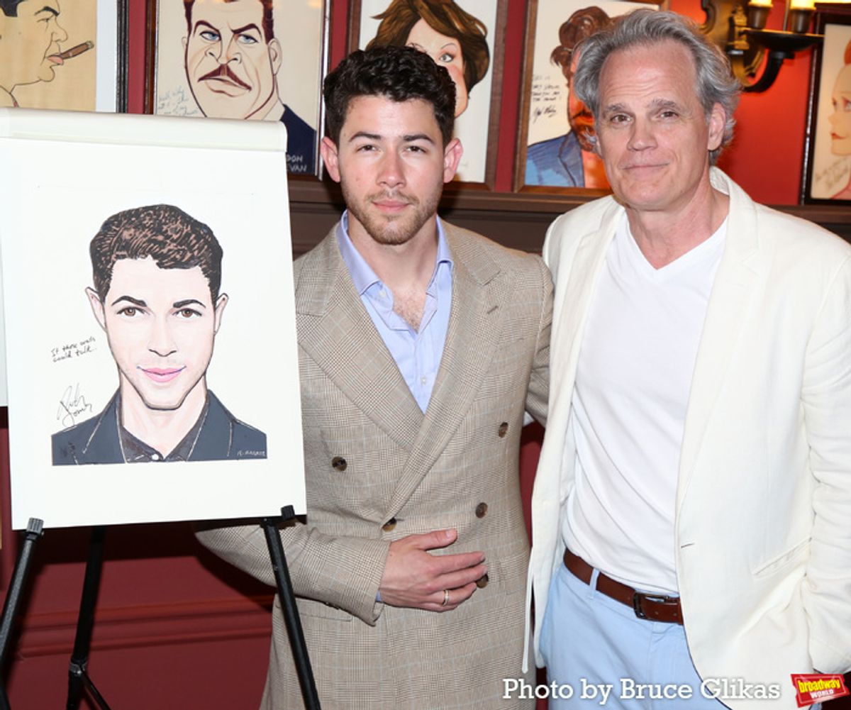 Nick Jonas and Michael Park at 