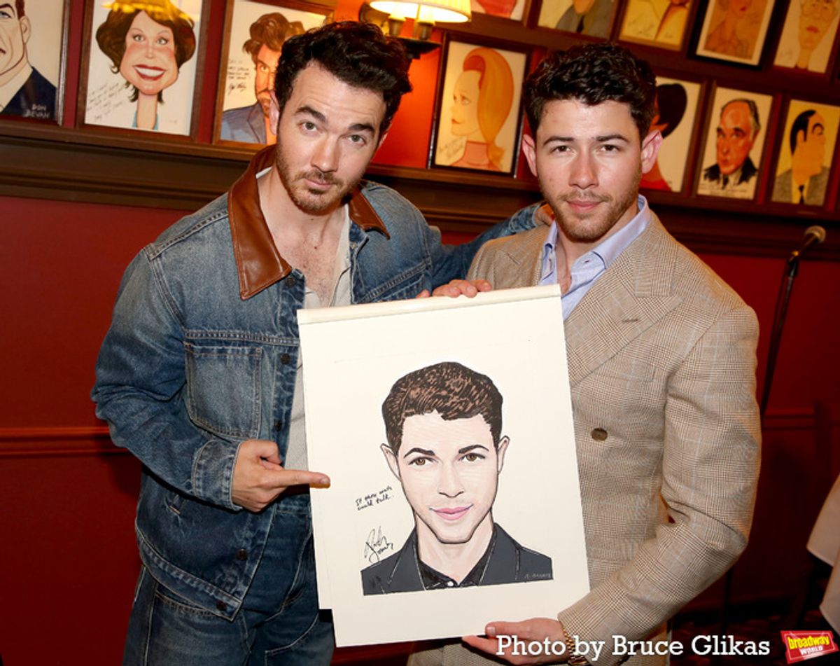 Kevin Jonas and Nick Jonas at 