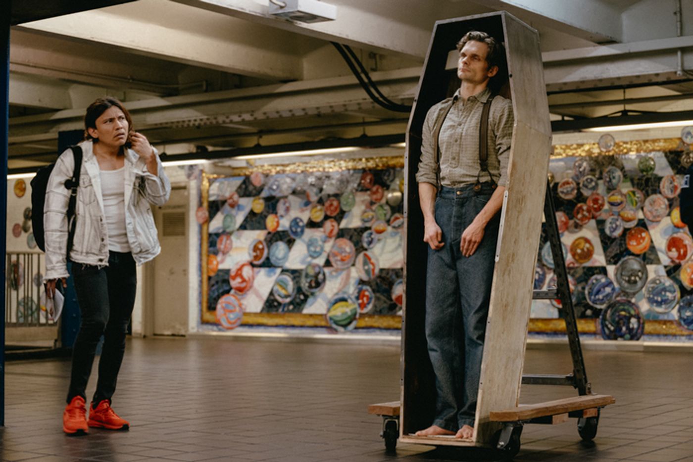 Photos: DEAD OUTLAW Star Andrew Durand Pops Up Around NYC  Image