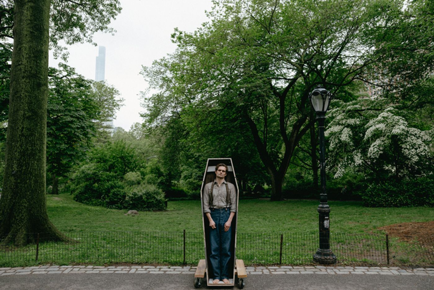 Photos: DEAD OUTLAW Star Andrew Durand Pops Up Around NYC  Image