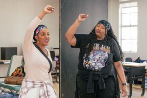 Ryan Nicole Austin and Aneesa Folds @ BroadwayWorld Ryan Nicole Austin and Aneesa Folds Photo