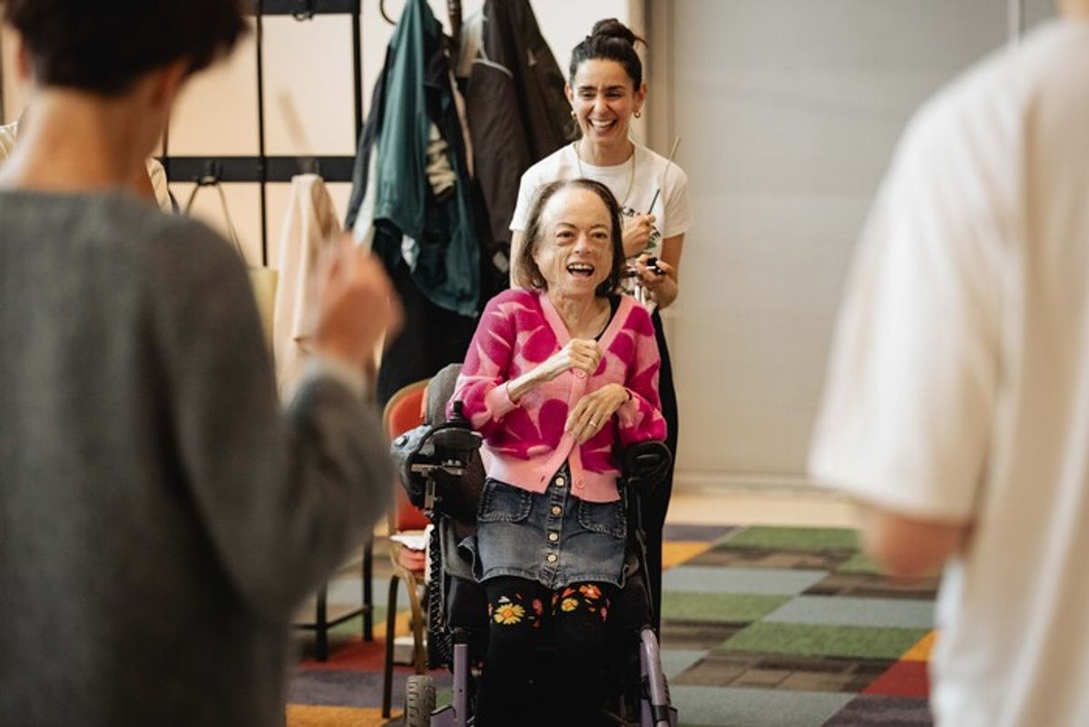 Liz Carr and Serena Manteghi  at 