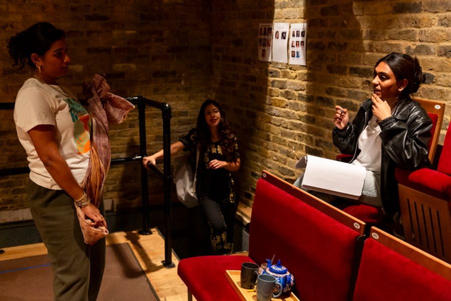 Photos: PERMISSION in Rehearsal at Tara Theatre Image
