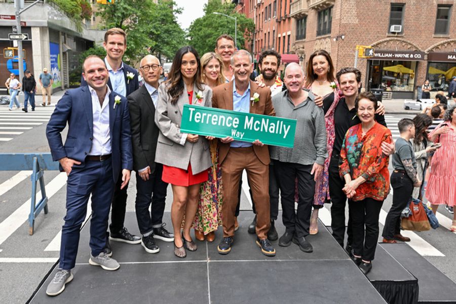 Photos: East 9th Street is Officially Renamed Terrence McNally Way  Image