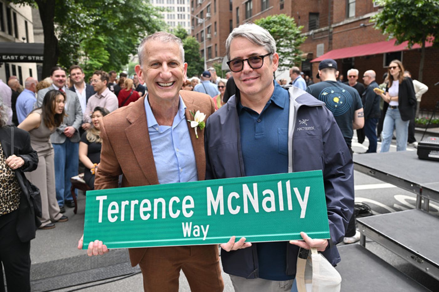 Photos: East 9th Street is Officially Renamed Terrence McNally Way  Image