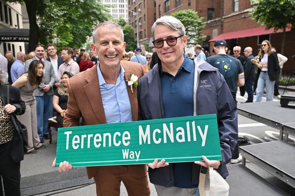 Tom Kirdahy and Matthew Broderick  Photo