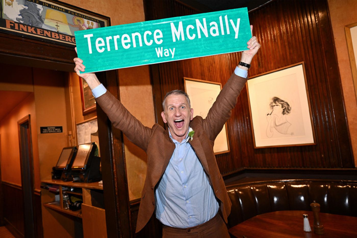 Photos: East 9th Street is Officially Renamed Terrence McNally Way  Image