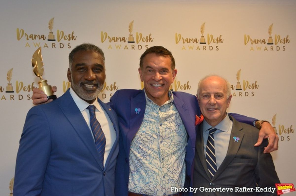 Norm Lewis, Brian Stokes Mitchell and Joe Benincasa at 
