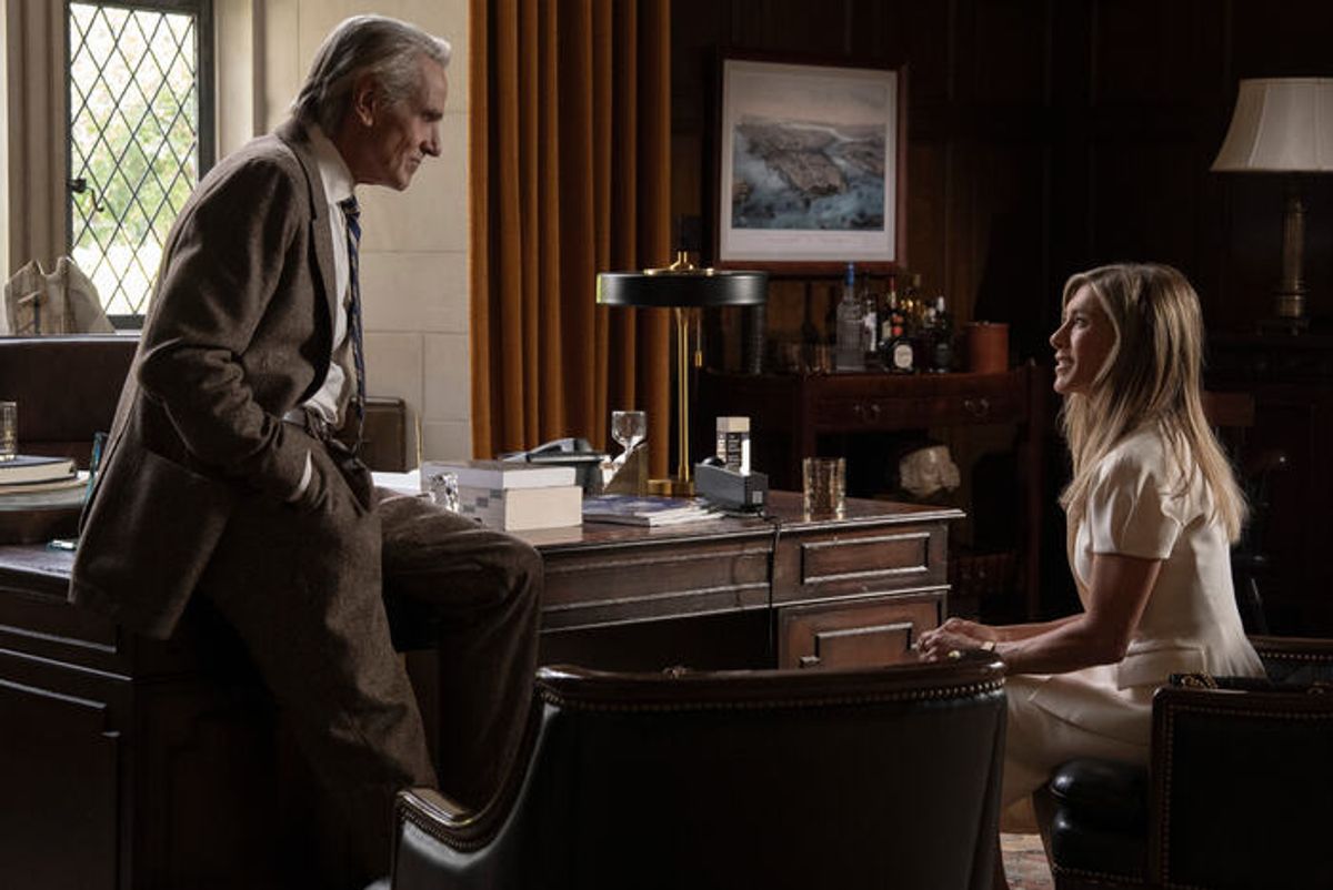 Jeremy Irons and Jennifer Aniston at 