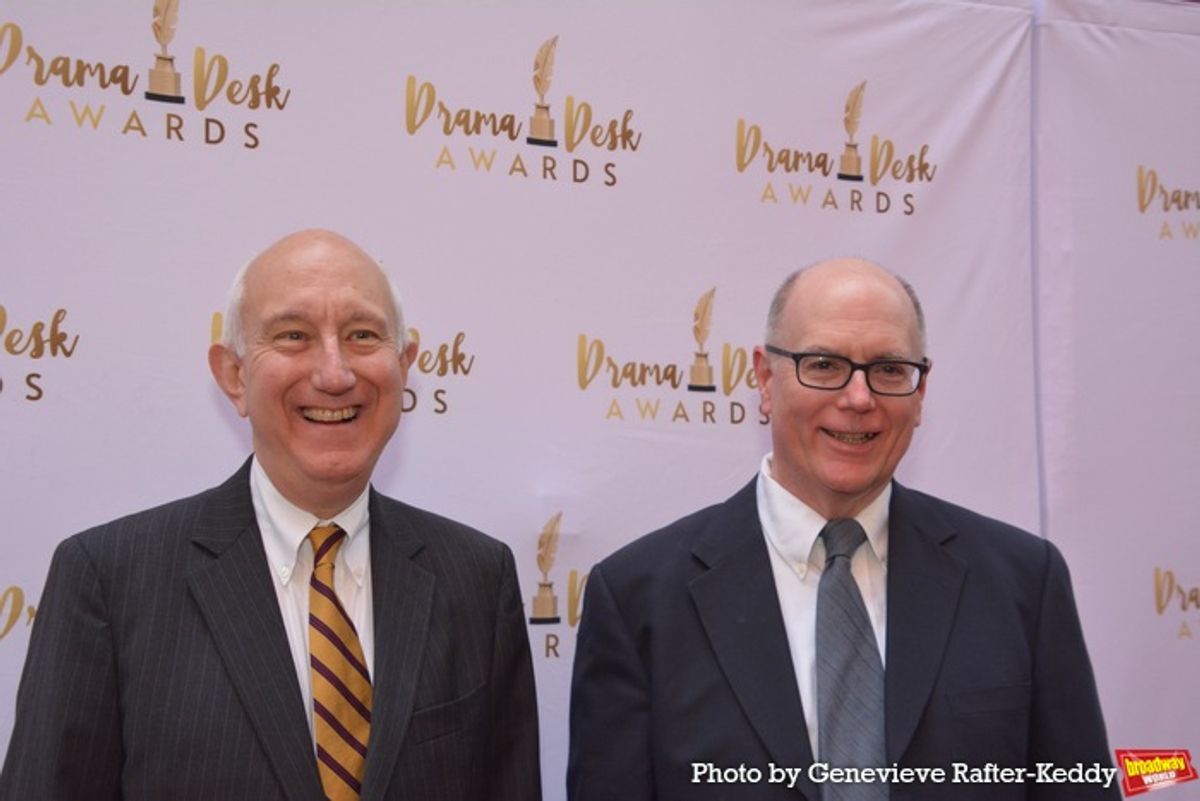 Drama Desk Board Members David Barbour and Charles Wright at 