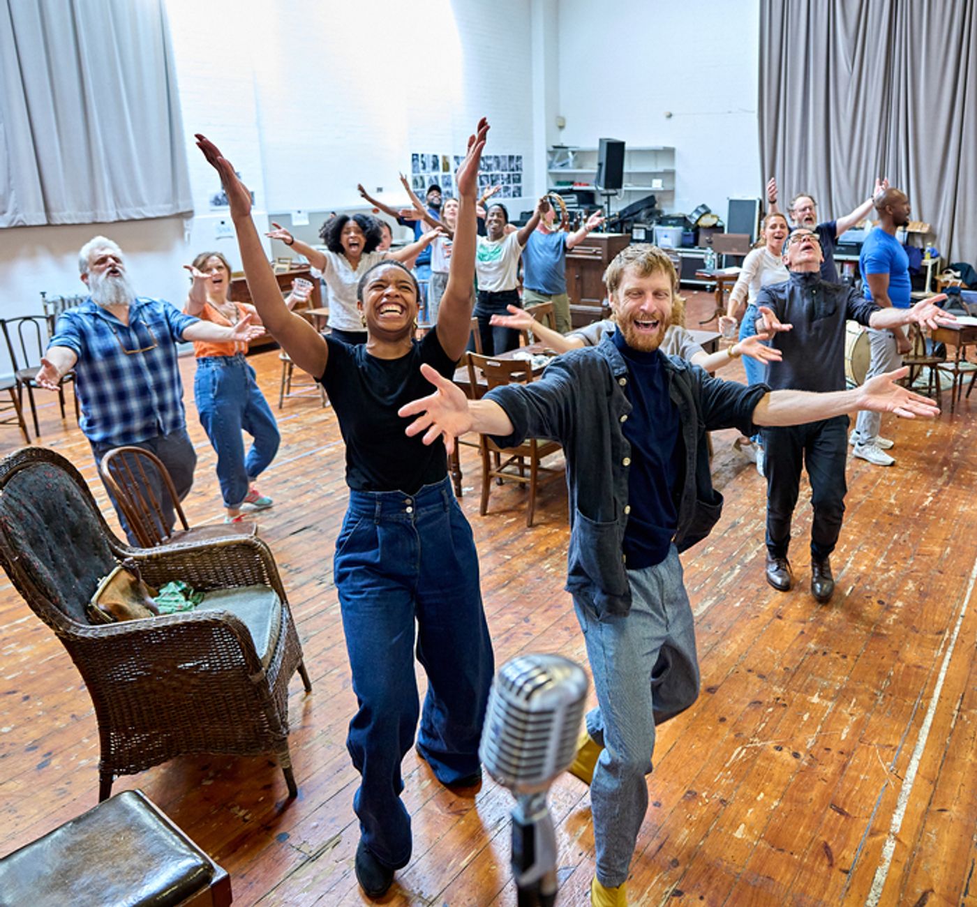 Photos: GIRL FROM THE NORTH COUNTRY Rehearsals at The Old Vic  Image