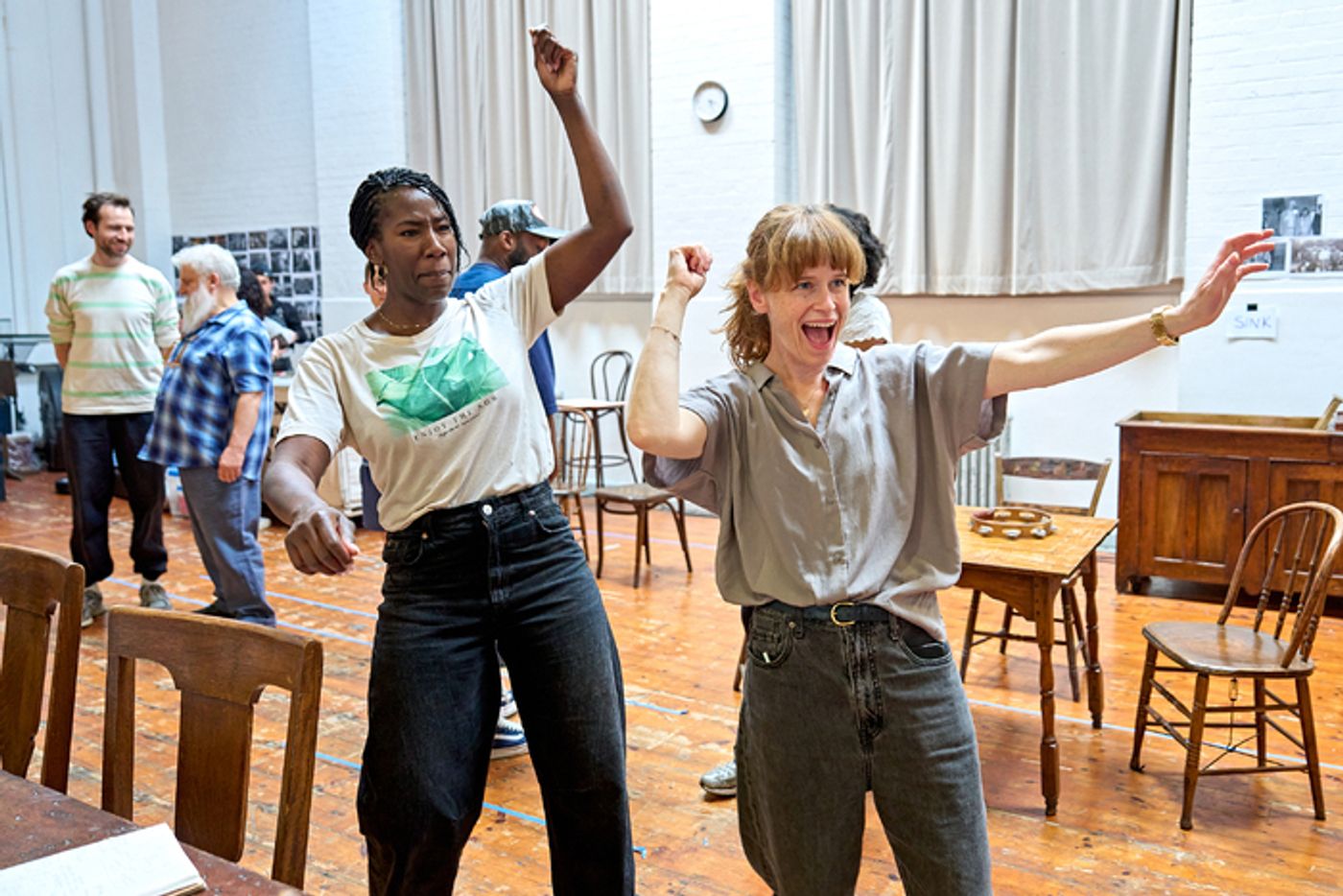 Photos: GIRL FROM THE NORTH COUNTRY Rehearsals at The Old Vic  Image