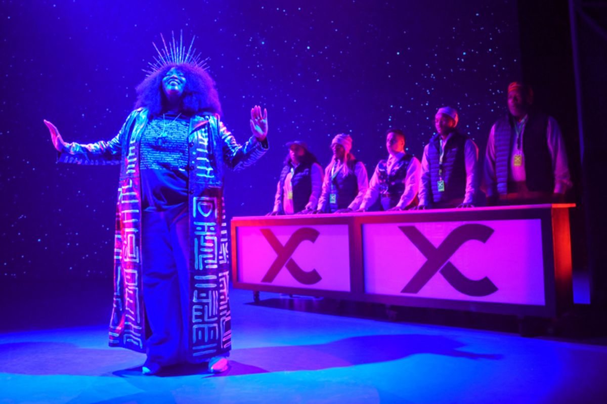 Aneesa Folds, Adesha Adefela, Ryan Nicole Austin, Deanalís Arocho Resto,
Jordan Covington, and Tommy Soulati Shepherd  at 