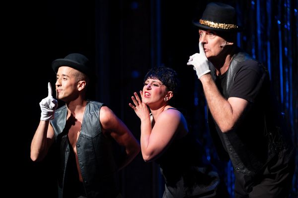 Seth Tucker, Rachel Policar, and William Selby Photo by Brennen Russell Photo