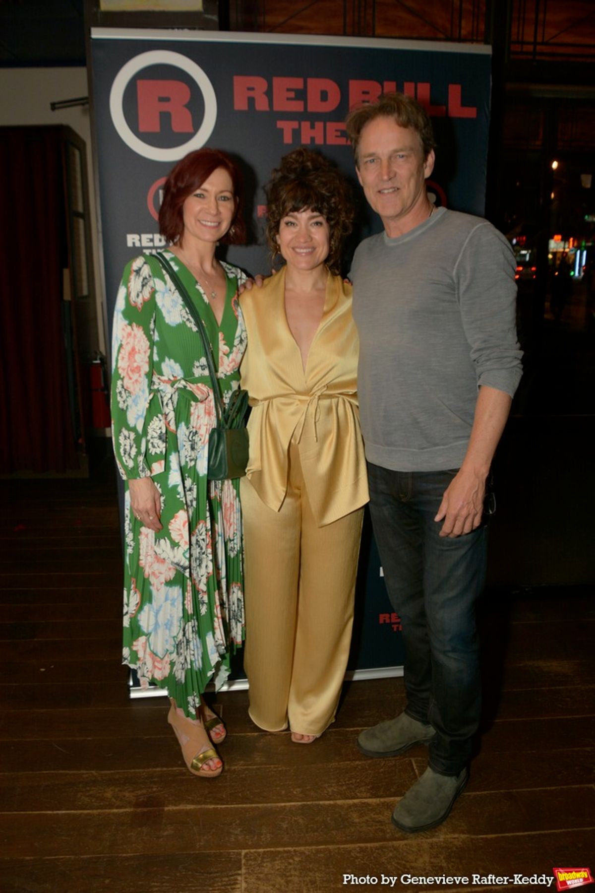 Carrie Preston, Sarah Stiles and Stephen Moyer at 