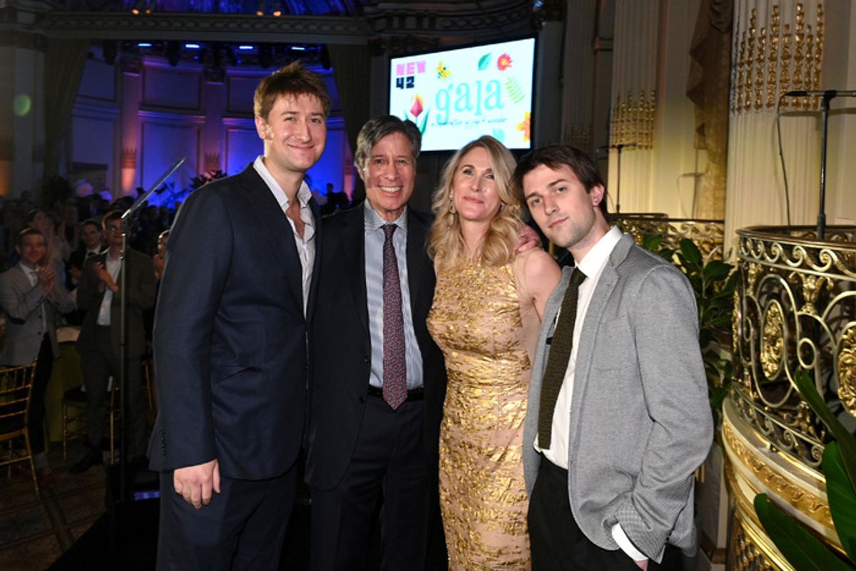 Sam Rudin, Eric Rudin, and Fiona Howe Rudin  at 