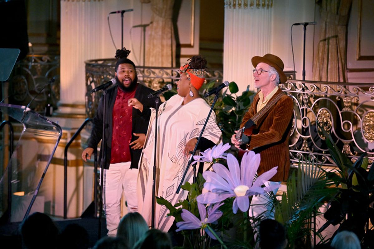 Tyree Austin, Claudia Zanes, and Dan Zanes  at 