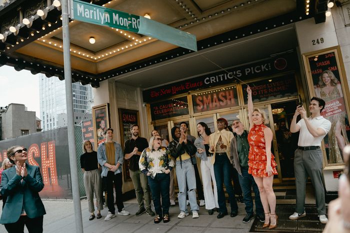 Photos: SMASH Cast Celebrates Marilyn Monroe's 99th Birthday — photo 3 of 13