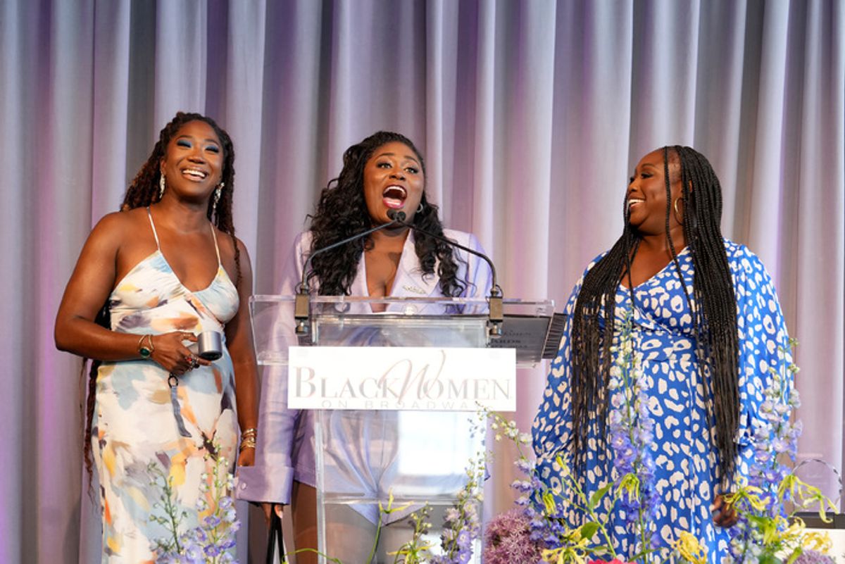 Amber Iman, Danielle Brooks and Jocelyn Bioh  at 