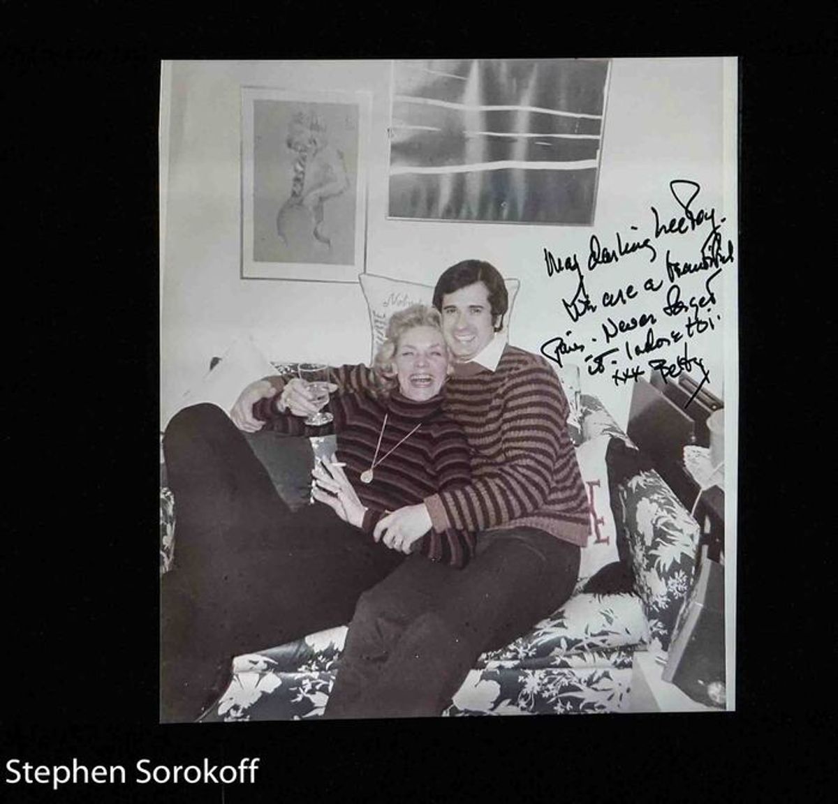 Lee Roy Reams & Lauren Bacall at 