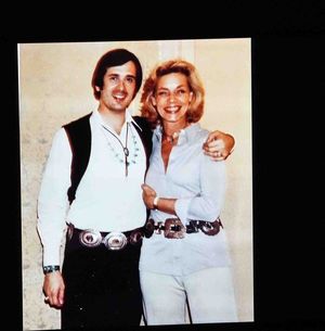 Lee Roy Reams & Lauren Bacall Photo